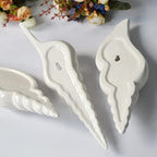 Ceramic Hanging Planter Wall Planter Modern Flower Plant Pots Seashell Conch Flower Vase Home Decor Living Room Background Wall Decorated Plants Planter Hanging Planters (B) - Image 5