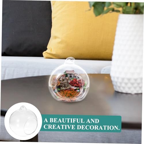 12Pcs Glass Globe Terrarium Kit Hanging Air Plant Planter for Indoor Decor Glass Vases with Flat Bottom for Succulent Microlandscape - Image 5