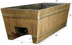 GROWSCAPE 1073D-265R Jameson planters, 24" - Deck Rail, Distressed Oak - Image 4
