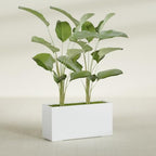 Greenline Leo Tall Rectangular Fiberglass Planter, Outdoor Planter Box - Image 4
