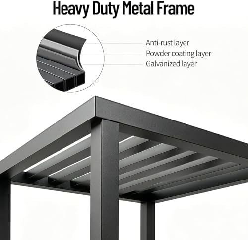 Plant Stand Outdoor Indoor, 20 Inch Large Plant Stand Outdoor Heavy Duty - Image 5