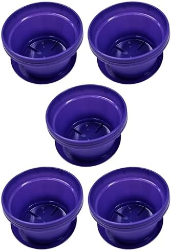 Pots and Saucers, 12 inch, Purple, Case of 5 by AustinPlanter