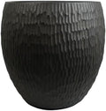 Leaf Large Plant Pots, 43cm Inoke Grey Planter by Leaf