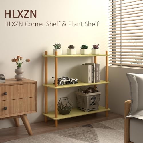 3-Tier Bamboo Freestanding Shelf Unit, Versatile Open Shelf Display - Image 4