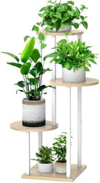 4 Tier Plant Stand Indoor Corner Tall Shelf for Multiple Plants by YOCOMEY