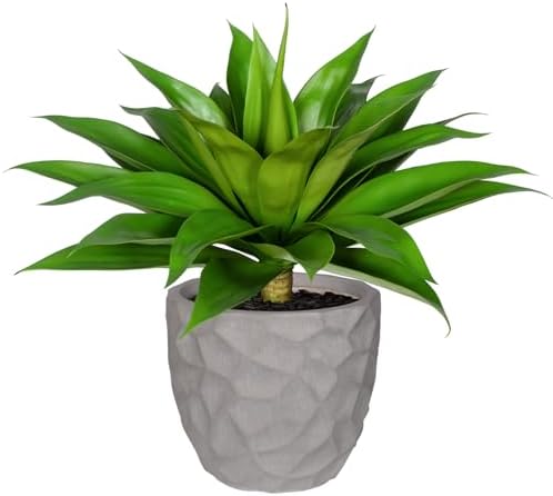 Ttranewsoo 22' Artificial Plant,Artificial Agave Plants,Faux Plants for Outdoors,Artificial Plant Outdoor,Large Uv Resistant Fake Agave Planters for Indoor and Outdoor Decorating 1PCS - Image 3