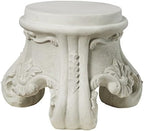 Design Toscano KY0631 Rococo Sculptural Plinth,Faux Stone Finish - Image 2