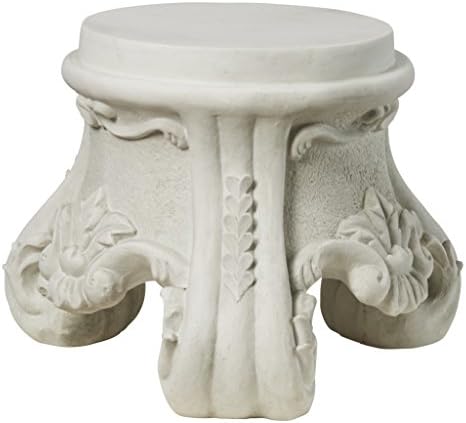 Design Toscano KY0631 Rococo Sculptural Plinth,Faux Stone Finish - Image 2