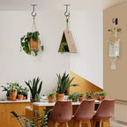 Metal Plant Wall Hooks 50Pack Bulk Hanging Brackets Indoor Black 6In - Image 2