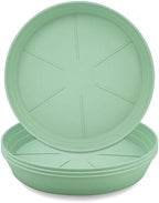 LWALRS Plant Saucer 14 Inch 4 Pack 6 8 10 12 14 16 18 20 25, Plastic Plant Trays for Pots，Extra-Deep Plant Water Dray Tray, Bird Bath Bowl, Heavy Flower Plant Saucers Indoors and Outdoor No Holes by MARYJANESPALACE