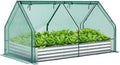 Ohuhu 8x4x1 FT Raised Garden Bed Outdoor with Cover, 3-in-1 Gardening Set by Ohuhu