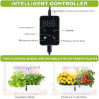 Indoor Herb Garden with Grow Light & Pots, Full Spectrum LED Planter for Kitchen Herbs & Houseplants, Height Adjustable Indoor Growing System for Home & Apartment Decor (White, 16 * 6.3 * 7.1 inch) - Image 6