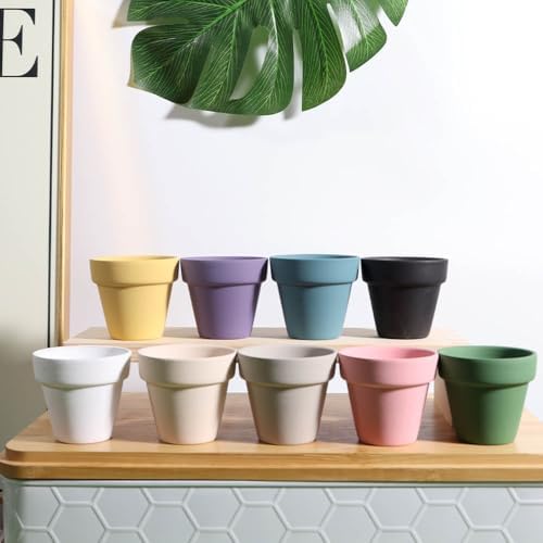 vensovo 48 Pcs 2" Terracotta Pots with Drainage,Steel Blue Clay Pot - Image 6