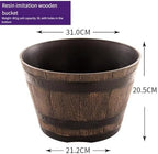 Thick Resin Flower Pot 9in for Indoor Decor - Image 2