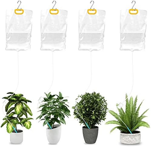 Azureblue 5 PCS Gardening Tools Set 1Pcs Repotting Mat for Indoor Plants Waterproof Clear Potting Mat 4Pcs Self Watering System for Plants While Away on Vacation - Image 3