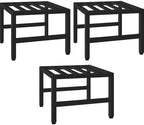 Plant Stand Indoor Outdoor, Heavy Duty Wrought Iron Pedestal Stands 3 Pack by Unknown