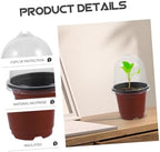 POPETPOP 30sets Plant Pots Drainage Nursery Pots for Outdoor Pet Plastic Plant Starter - Image 4