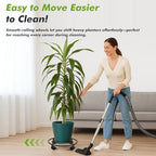 Planterhoma 3 Packs Large Metal Plant Caddy 13.5" Heavy-duty Plant Dolly with Wheels Iron Rolling Plant Stand with Casters Indoor Outdoor Plant Pot Movers Rollers Coaster Trolley, Black - Image 5