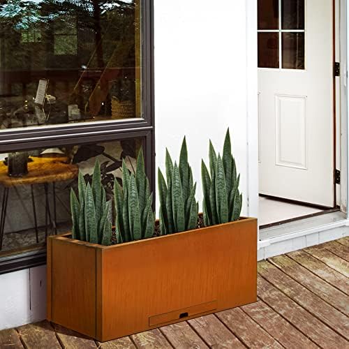 Worth Garden 3ft Artificial Snake Plant Fake Sansevieria Indoor Outdoor, 28 Thick Leaves Lifelike Faux Silk Plant, Home Decor Mother in Law Tongue Plant 35in, with Black pot & Dry Moss Included, Green - Image 5