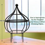 Metal Garden Obelisk Trellis - 12"x18" Support for Climbing Plants - Image 3