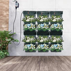 Self-Watering Wall-Mounted Planter, Vertical Garden Planter Set with 18 Pots, Stackable Plant Grow Pots with Electronic Timer for Growing Veggies, Fruits, Herbs, Flowers. - Image 2