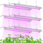 Grow Light, 2ft T8,150W(6 x 25W, 900W Equivalent), Super Bright, Full Spectrum Sunlight Plant Light, LED Grow Light Strips, Grow Light Bulbs for Indoor Plants,Greenhouse,6-Pack by TYAGMAM