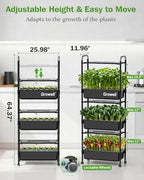 Growell 81 Pods Hydroponics Growing System Kit with Independent Water Pump - Image 6