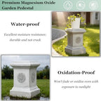 Garden Pedestal Stand for Statues, Classic Plinth Base Riser for Sculptures - Image 4