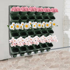 Vertical Planter, 36 Pockets Wall Mounted Self-Watering System with Timer, Outdoor/Indoor Vertical Garden Planter for Herbs, Flowers, Veggies, Includes Drip Irrigation System (Dark Green) - Image 2