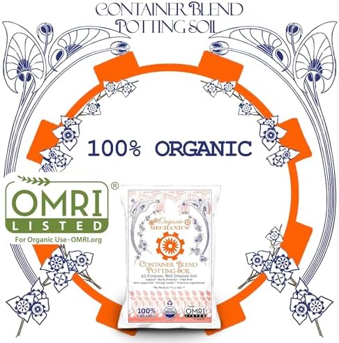 Organic Mechanics Container Blend Potting Soil, 16 qt - All-Purpose, Peat-Free, Well-Drained Blend with Compost, Rice Hulls, and Worm Castings for Growing Annuals, Perennials, Woody Plants - Image 5
