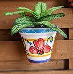 Spanish Wall Planter, Flower Pot, Planter, Wall Pocket 5.5""D - Image 2