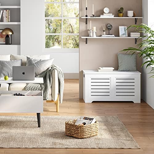 DINZI LVJ Long Wall Shelves, 47.3Inch Wooden Floating Shelves with Brackets - Image 5