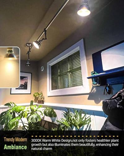 GU10 Grow Light Bulb for Indoor Plants, 5W, Cream White, 3-Pack - Image 4