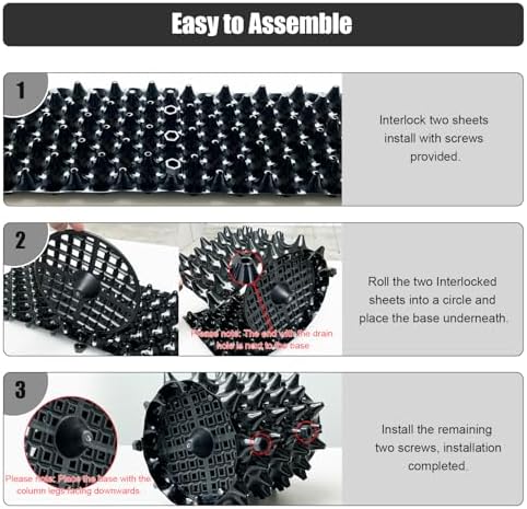 RooTrimmer 5 Gallon Air Pruning Containers, Roots Control Planter New Plastic Nursery Pots Fruit Vegetable Orchard Garden Self-Planting Pots, Size 12"x12", Black, (10P) - Image 6