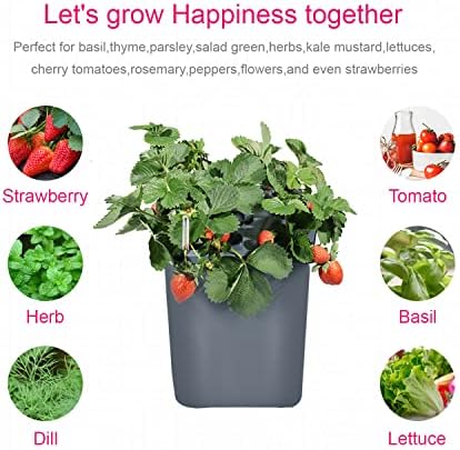 4 Hydroponic Buckets Kit for Plants, Hydroponics Growing System for Herbs/Tomato/Vegetables, DWC System with Air Pump & Germination Tray (Complete Indoor Hydroponic Gardening Supplies) - Image 6