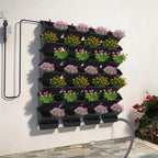 56 Pockets Living Wall Planter, Self Watering Wall Planter, Wall Mounted Planters, for Indoor Outdoor Balcony, Grow Herbs Vegetables Flowers - Image 2
