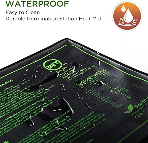 MET Certified Seedling Heat Mat, Adjustable Temperature, Waterproof, Durable Germination Station, Warm Hydroponic Heating Pad, Indoor Home Gardening, 48" X 20" - Image 5