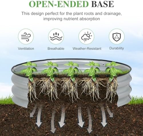 BPS Metal Raised Garden Bed, 2-Pack - Image 4