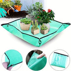 2 PCS Waterproof Plant Repotting Mat - Foldable Portable for Indoor Succulents Easy Soil Change Watering Pad(100CMX100CM) - Image 5