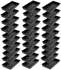 SUNPACK 10" x 20" Extra Strength Plastic Seed Starting Tray, Black, 2.5" (Pack of 30) - with Drainage Holes, Ideal for Greenhouses or Indoor Gardening - Made of BPA-Free Plastic by SUNPACK