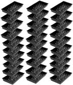 SUNPACK 10" x 20" Extra Strength Plastic Seed Starting Tray, Black, 2.5" (Pack of 30) - with Drainage Holes, Ideal for Greenhouses or Indoor Gardening - Made of BPA-Free Plastic by SUNPACK