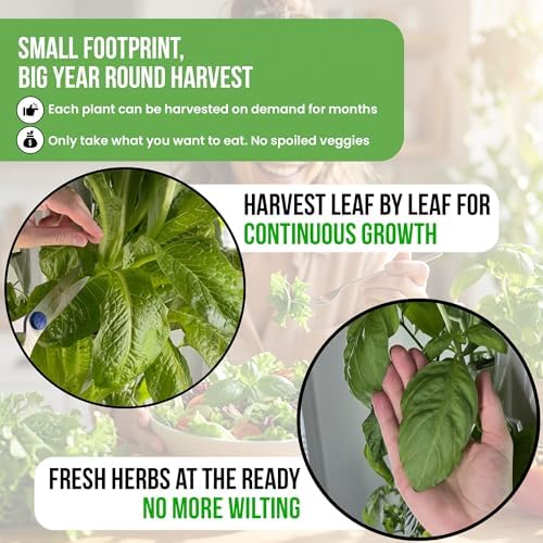 Hydroponic Tower Planter for 18 Plants - Vertical Indoor System - Image 5