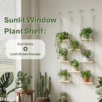 Window Plant Shelves Hanging Rack for Indoor Home Decor, 8-Tier - Image 5