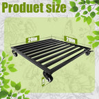 Plant Caddy with Wheels 20'' Metal Rolling Plants Stand Plant Dolly with Lockable Casters Aluminium Heavy Duty Pot Mover Rollers Indoor Outdoor Planter Trolley Holds up 400 Lbs Planter Black - Image 2