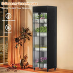 Small Greenhouse for Indoors, 5 Tier 15.7" L×11.8" W×62.3" H - Image 2
