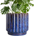 Ceramicfor Ceramic Planter, 9.6 Inch, Blue by Ceramicfor