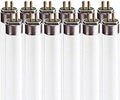 LUXRITE LR20765 (12-Pack) 54-Watt 4 FT T5 High Output Fluorescent Tube Light Bulb, Daylight 6500K, 4200 Lumens, G5 Mini Bi-Pin Base by LUXRITE