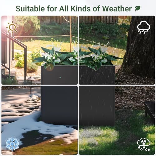 Metal Planter Box 38" x 13” x 30”, Large Rectangular Window Box - Image 6