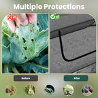 2-Pack Raised Garden Bed Covers, 45" x 22" x 17" Mesh Crop Cage, Pop-Up Plants Cover with 30% Shade Cloth for Seedlings Vegetables Fruits Flowers, Protects Against Birds Animals Pests with 16 Stakes - Image 3