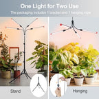 FECiDA Gamechanger 36W Bright Stand Plant Lights for Indoor Growing - Image 2